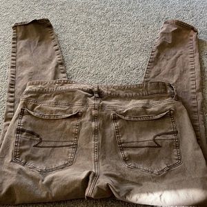 American Eagle high rise black/grey jegging